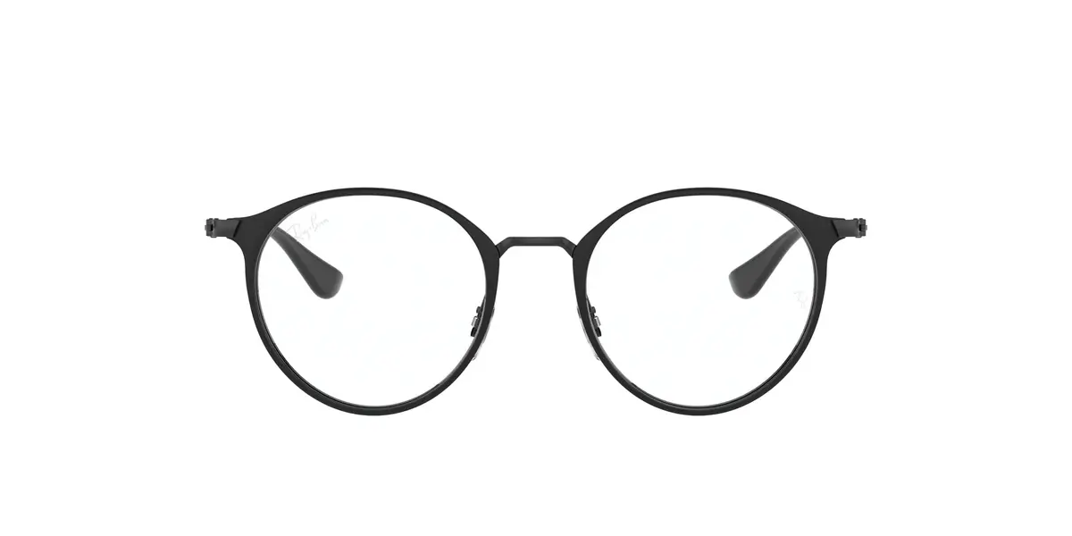 Ray-Ban Junior Kids' RY1053 Round Prescription Eyeglass Frames, 45 mm | Classic Black for Narrow Faces - main product image
