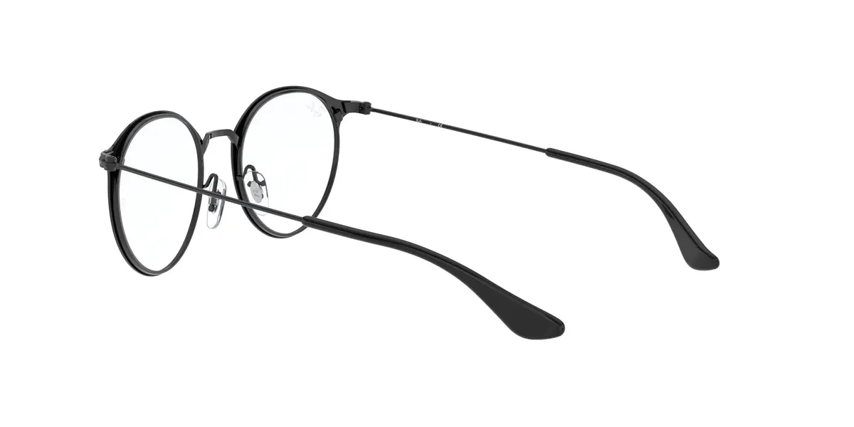 Ray-Ban Junior Kids' RY1053 Round Prescription Eyeglass Frames, 45 mm | Classic Black for Narrow Faces - view 5