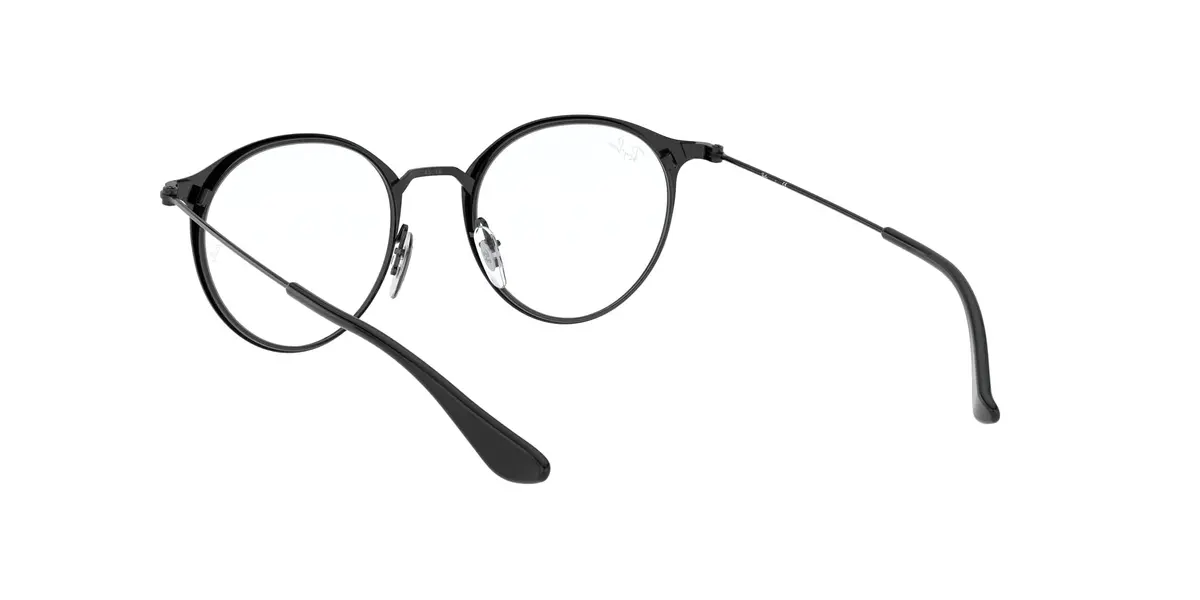 Ray-Ban Junior Kids' RY1053 Round Prescription Eyeglass Frames, 45 mm | Classic Black for Narrow Faces - view 6