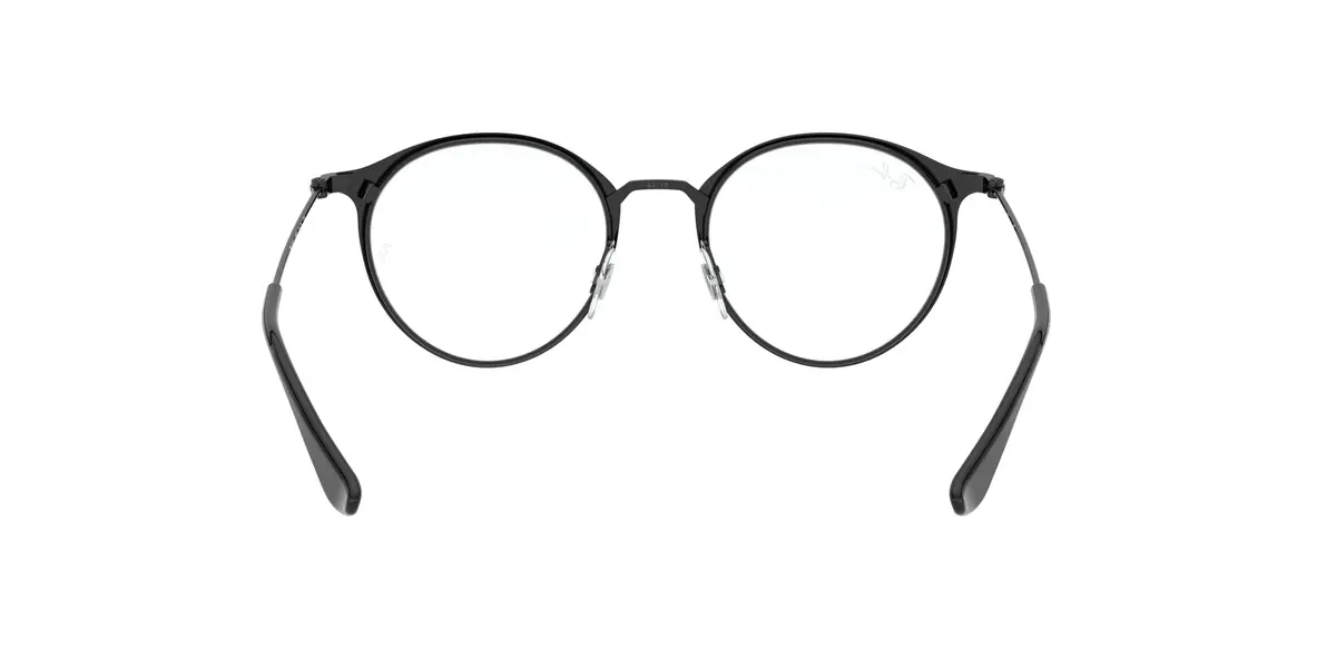 Ray-Ban Junior Kids' RY1053 Round Prescription Eyeglass Frames, 45 mm | Classic Black for Narrow Faces - view 7