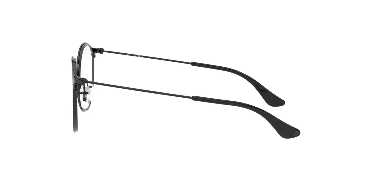 Ray-Ban Junior Kids' RY1053 Round Prescription Eyeglass Frames, 45 mm | Classic Black for Narrow Faces - view 4