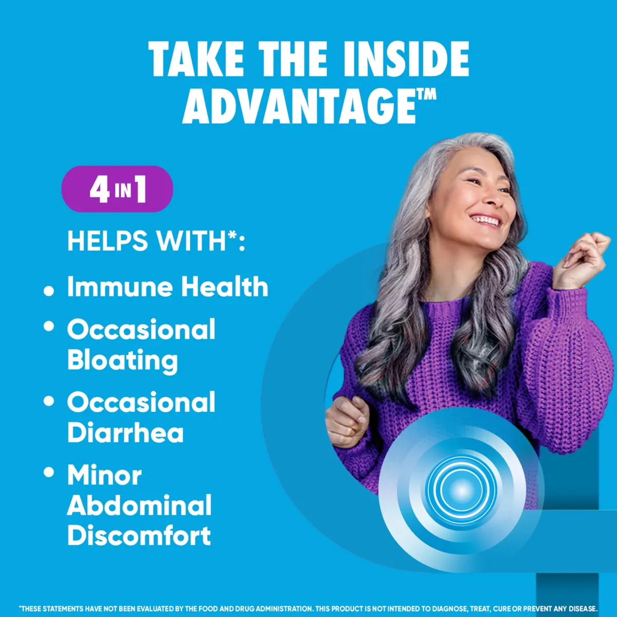 Digestive Advantage Daily Probiotic Capsules 60 Count | Supports Digestive & Immune Health - view 2