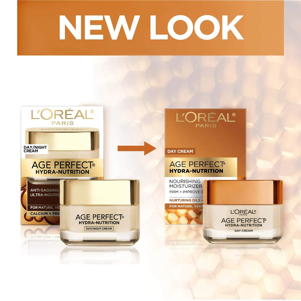 L'Oreal Paris Age Perfect Hydra-Nutrition Day Cream 50ml (1.7 Fl Oz) | For Mature, Dry, Sensitive Skin - view 3