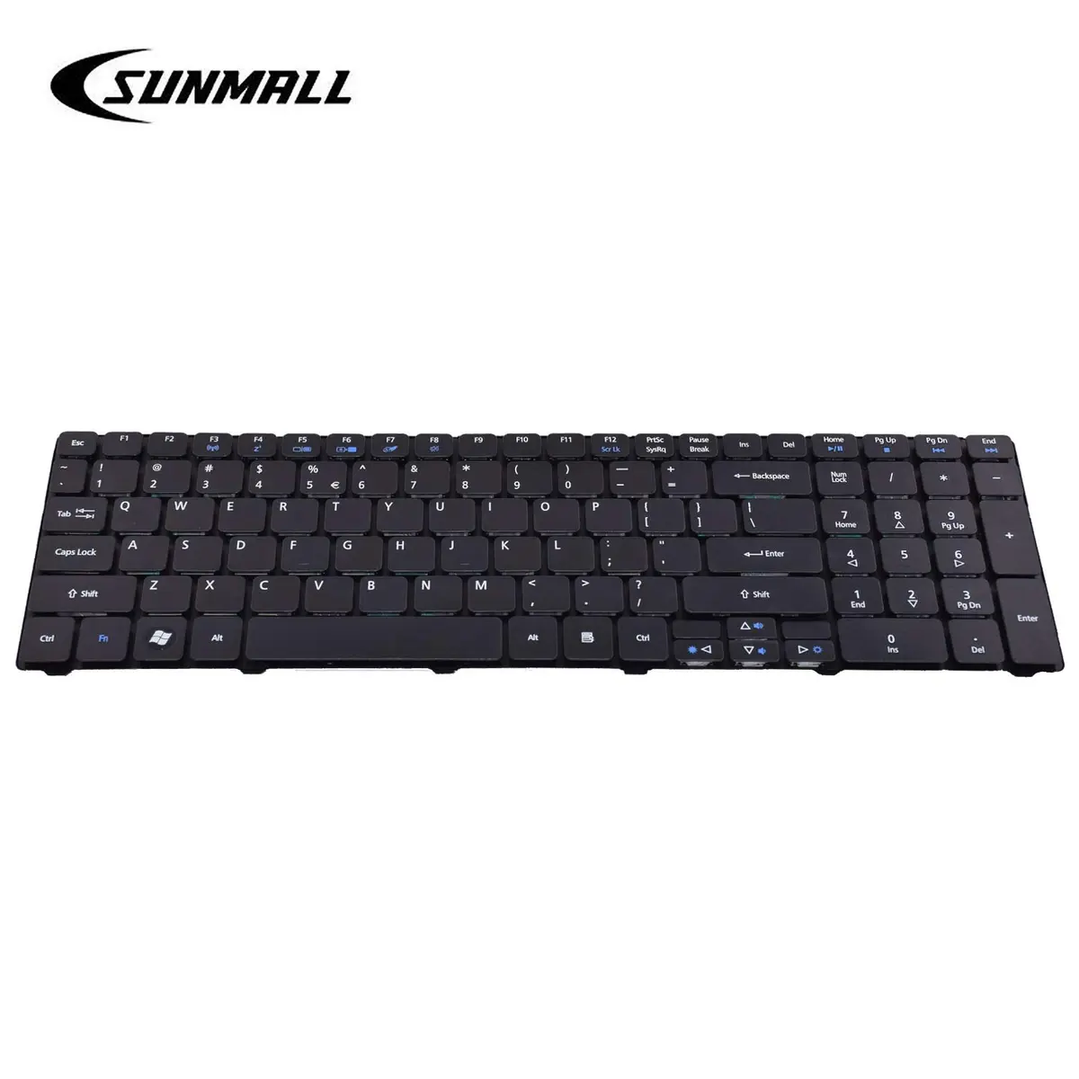 SUNMALL Laptop Keyboard Replacement Compatible with Acer Aspire Series US Layout | New Original, Black - view 2