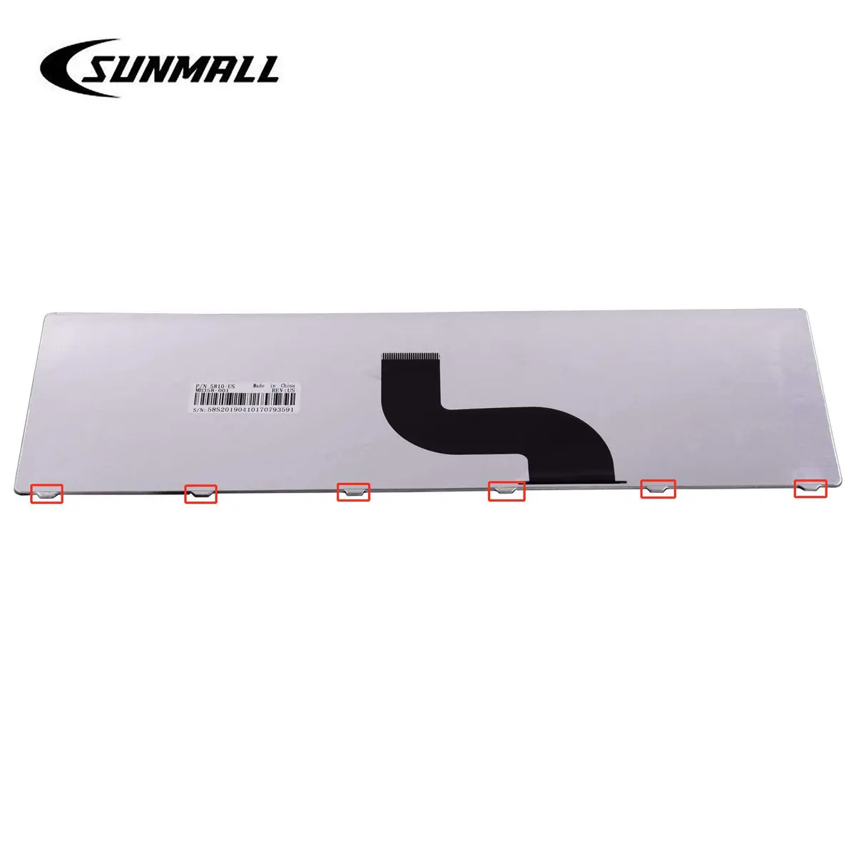 SUNMALL Laptop Keyboard Replacement Compatible with Acer Aspire Series US Layout | New Original, Black - view 3