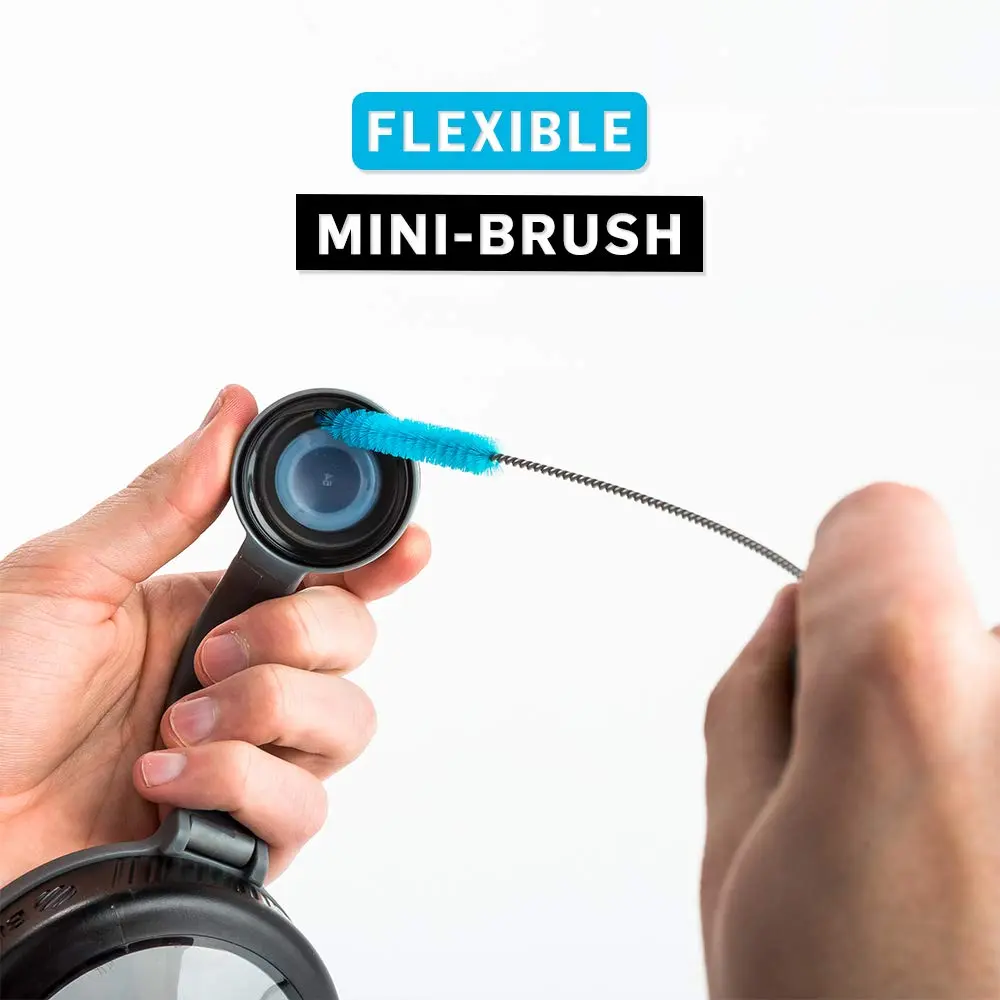 BlenderBottle 2-in-1 Bottle & Straw Cleaning Brush | Firm Bristles & Mini Straw Brush | Non-Slip Grip - view 5