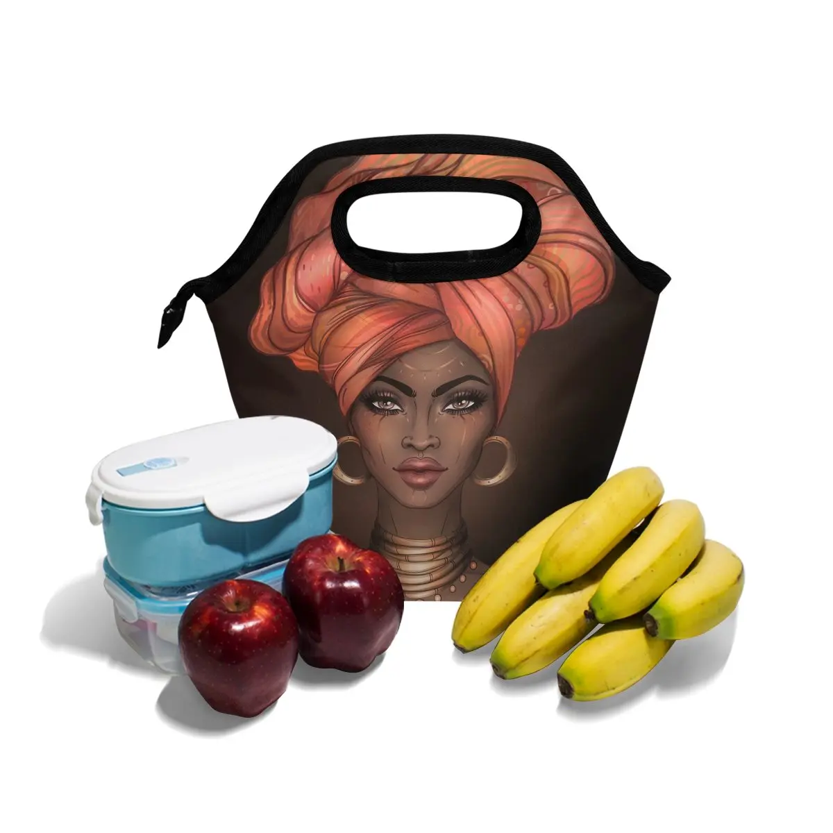 DOENR Insulated Lunch Tote Bag 11.5inL x 11.5inW x 5inH | Stylish, Durable & Portable (70-120 chars) - view 2