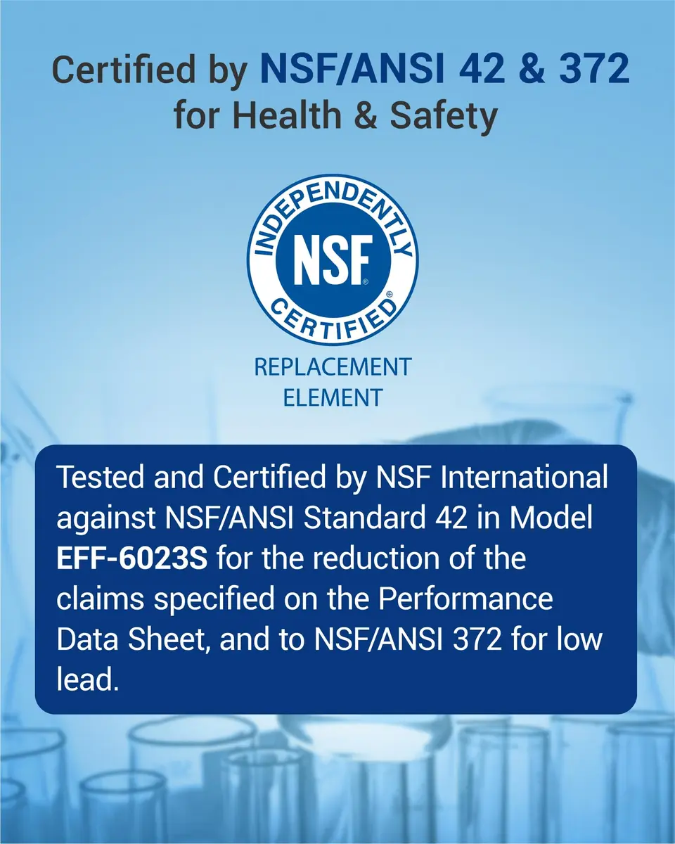 AQUA CREST GSWF Refrigerator Water Filter 3 Pack | NSF 42 Certified for Chlorine & Odor Reduction - view 3