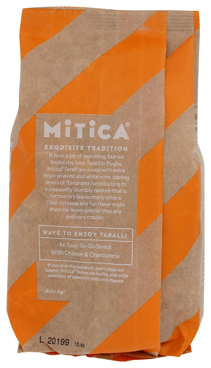 Mitica Taralli Classic 8.81 Ounce | Vegan & Vegetarian Snack from USA - view 2