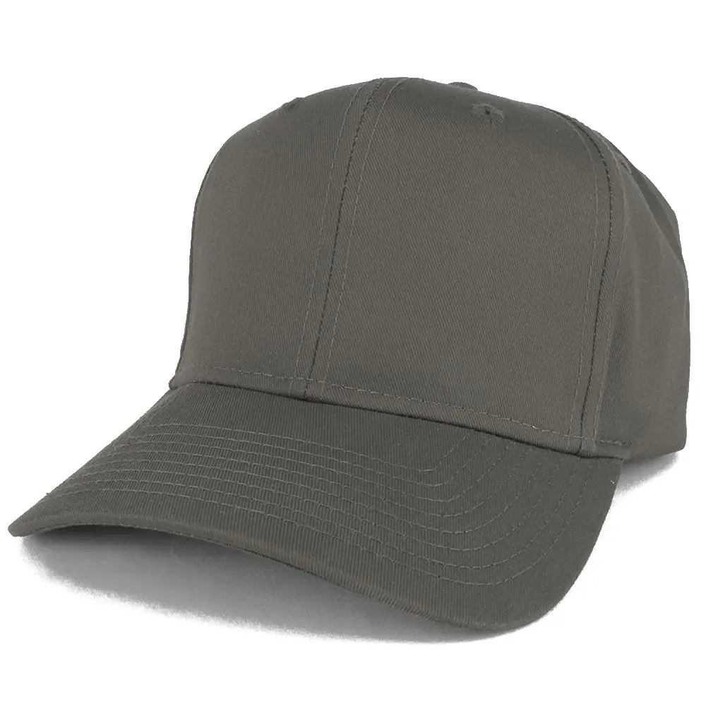 Armycrew XXL Oversize High Crown Baseball Cap - Charcoal Grey | Deep Crown Fit for 2XL-3XL - main product image