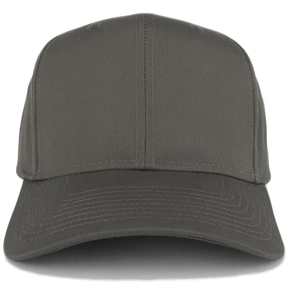 Armycrew XXL Oversize High Crown Baseball Cap - Charcoal Grey | Deep Crown Fit for 2XL-3XL - view 2