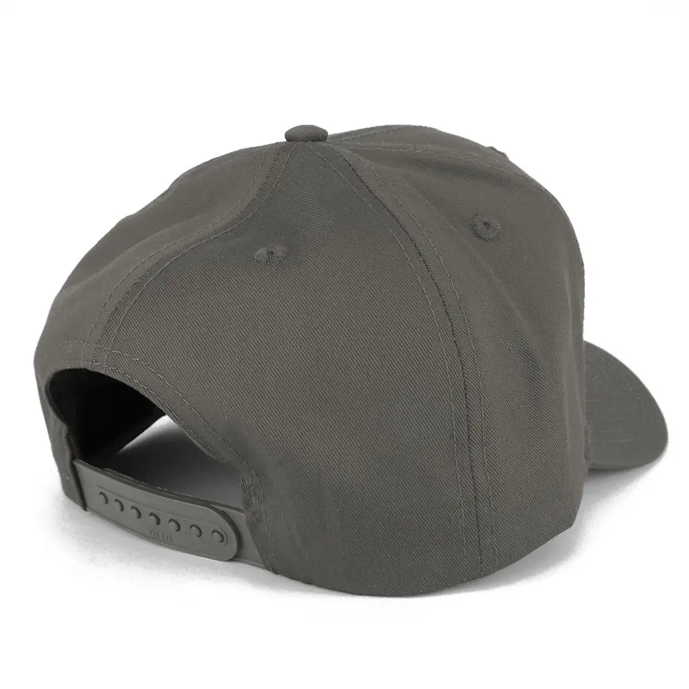 Armycrew XXL Oversize High Crown Baseball Cap - Charcoal Grey | Deep Crown Fit for 2XL-3XL - view 3