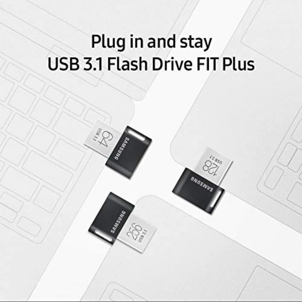Samsung FIT Plus USB 3.1 Flash Drive 128GB 400MB/s | Gunmetal Gray - view 5