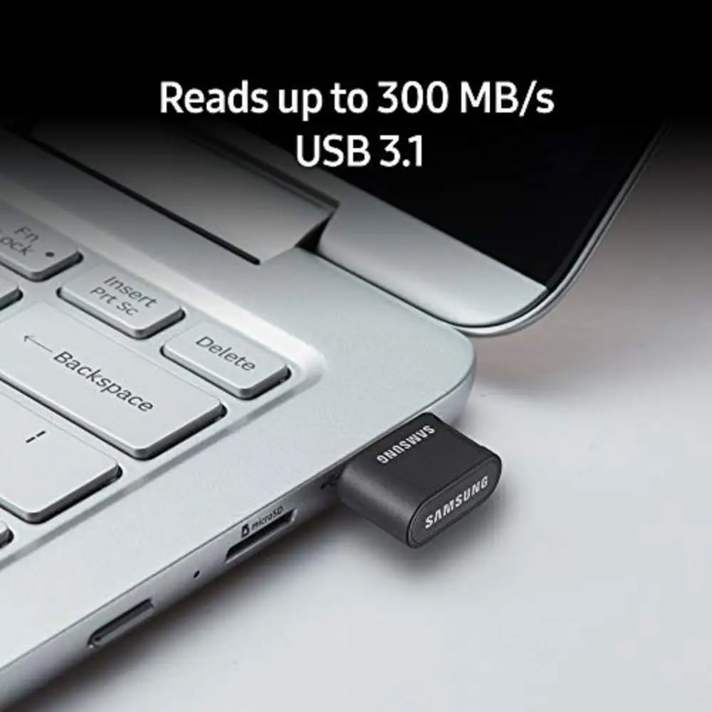 Samsung FIT Plus USB 3.1 Flash Drive 128GB 400MB/s | Gunmetal Gray - view 7