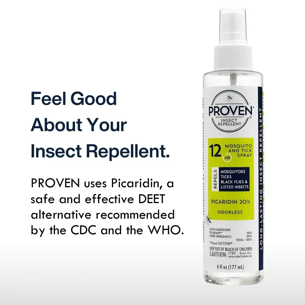 Proven Insect Repellent Spray for Mosquitoes, Ticks & Black Flies | Up to 12-Hour DEET-Free Protection - view 2