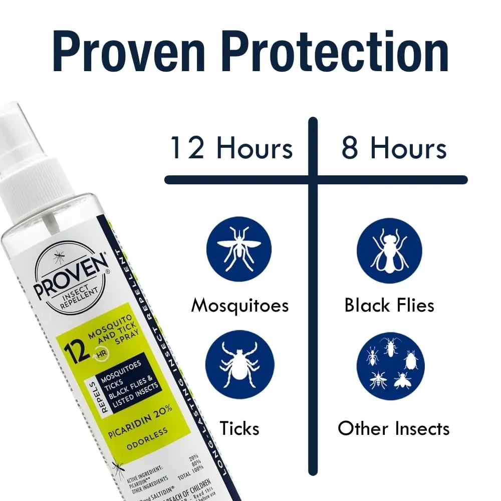 Proven Insect Repellent Spray for Mosquitoes, Ticks & Black Flies | Up to 12-Hour DEET-Free Protection - view 4