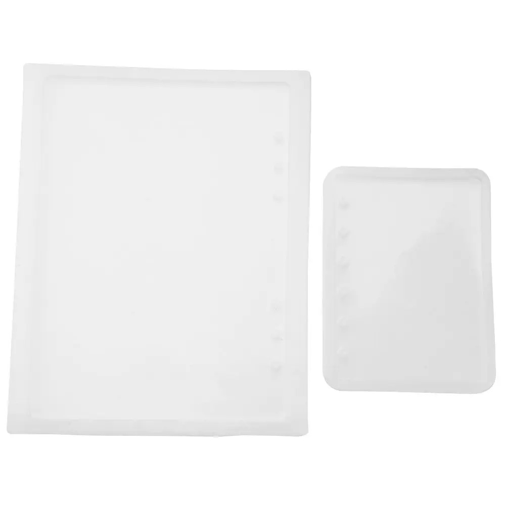 Hilitand Silicone Resin Art Decortive Notebook Cover Set | DIY Crystal & Dried Flower Design (21.6x16cm & 13.4x9.8cm) - view 8