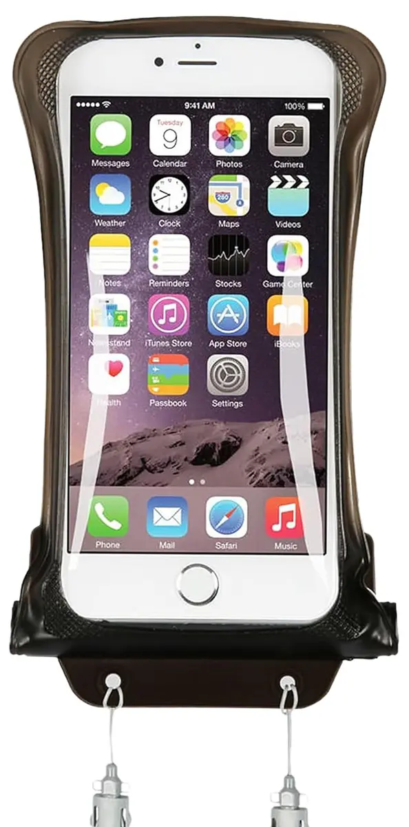 AquaVault Floating Waterproof Phone Pouch Case Universal for iPhone Android | Buoyant, Clear, 30Ft Underwater Access - main product image