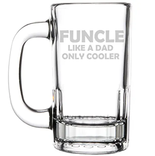 MIP Funcle Beer Mug 355ml (12oz) | Funny Uncle Gift for Beer Lovers - view 2