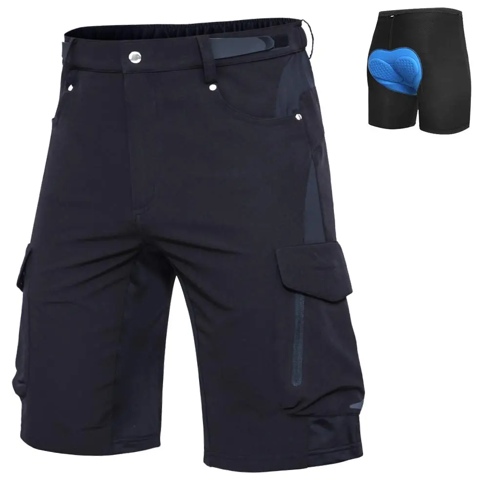 Ally Mountain Bike Shorts 4D Padded Lightweight Quick Dry Stretch Loose-fit with 6 Pockets | Breathable & Water-Resistant for Cycling - main product image