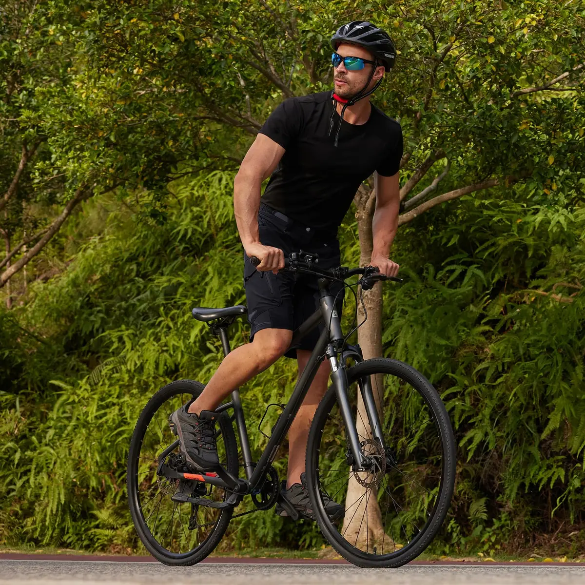 Ally Mountain Bike Shorts 4D Padded Lightweight Quick Dry Stretch Loose-fit with 6 Pockets | Breathable & Water-Resistant for Cycling - view 3