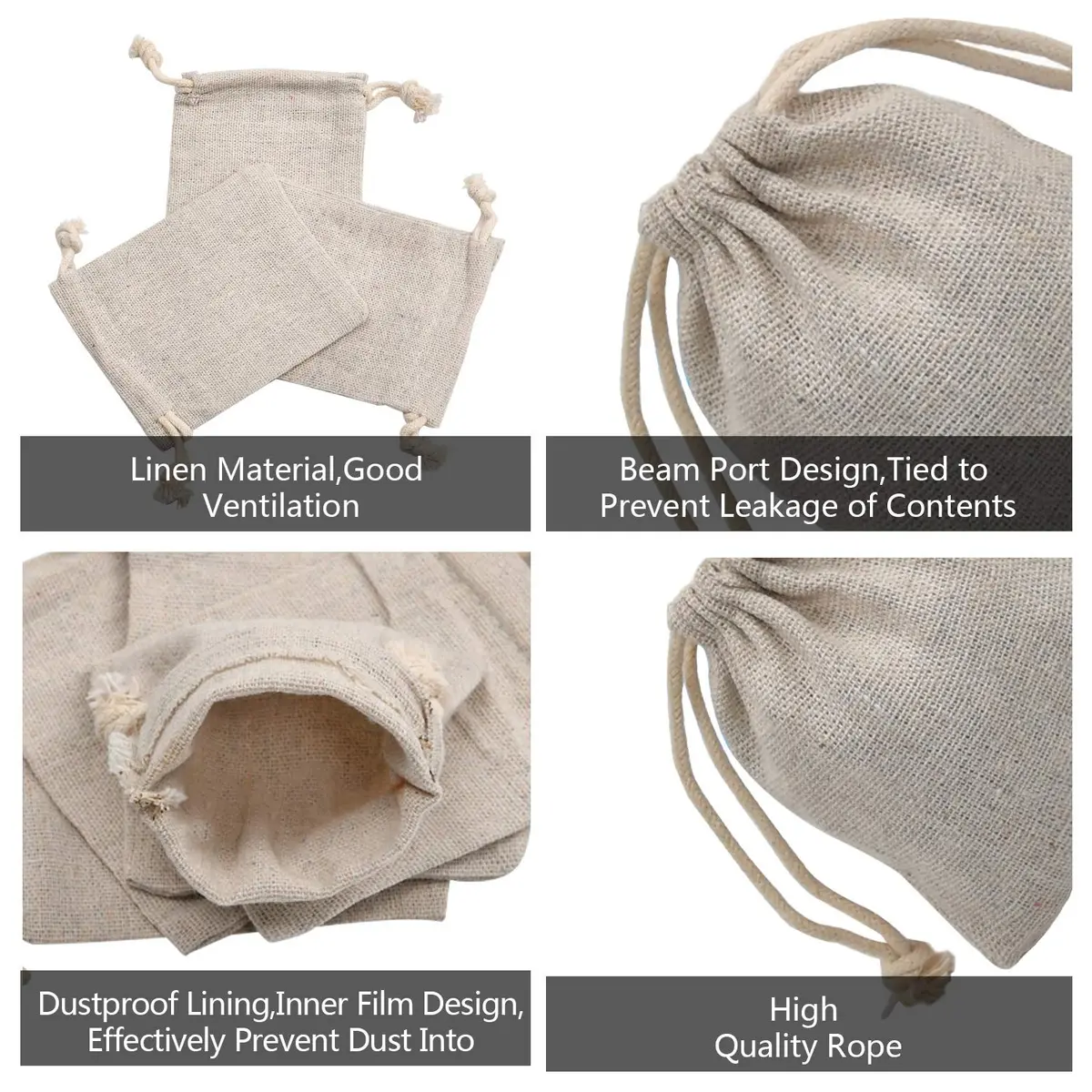 calary Cotton Canvas Gift Bag 5x7 Inch | Reusable, Durable & Eco-Friendly - view 2