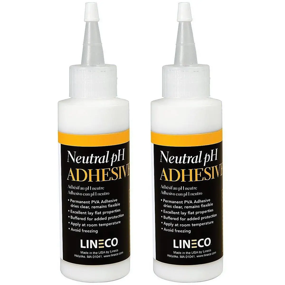 Lineco Neutral pH Adhesive 8 OZ (2-Pack) | Archival Quality Glue for Bookbinding & Paper Crafts - main product image