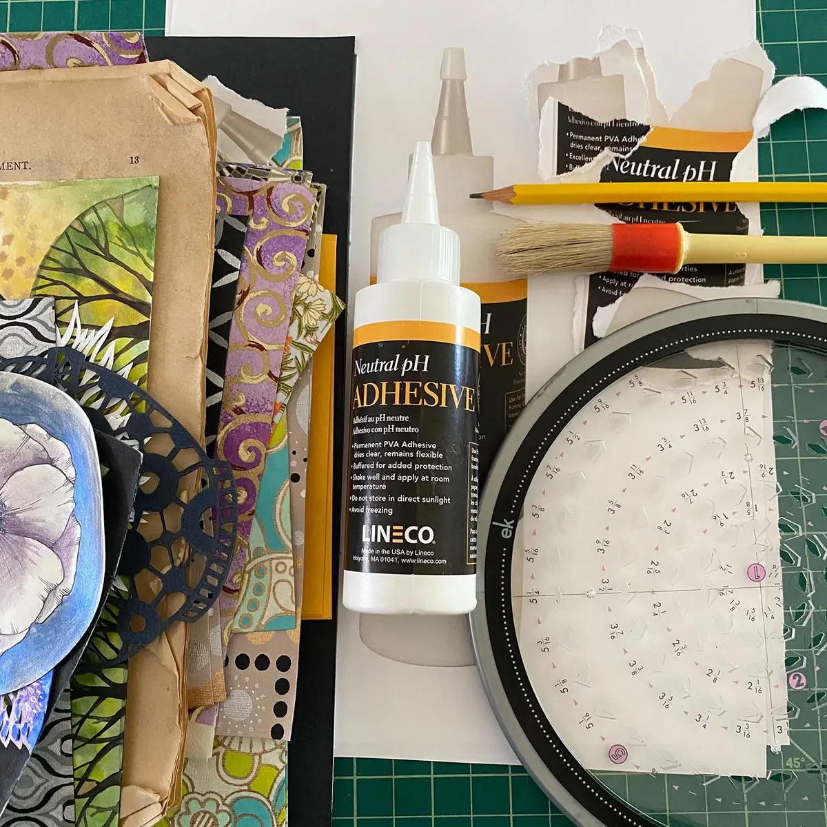 Lineco Neutral pH Adhesive 8 OZ (2-Pack) | Archival Quality Glue for Bookbinding & Paper Crafts - view 8