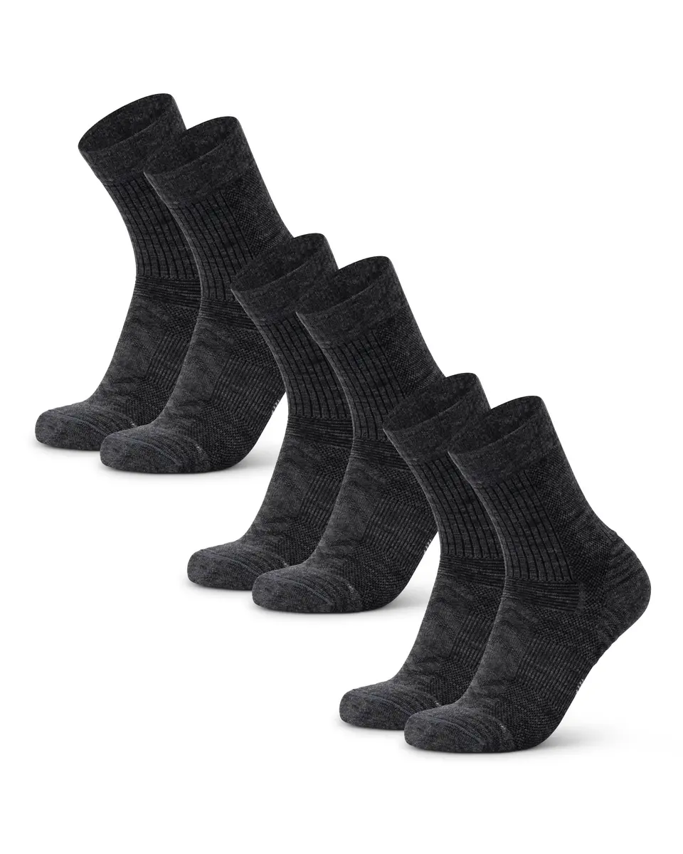 DANISH ENDURANCE Merino Wool Hiking Socks Medium | Lightweight Summer Hiking Socks for Trails, Mountains & Travel - main product image