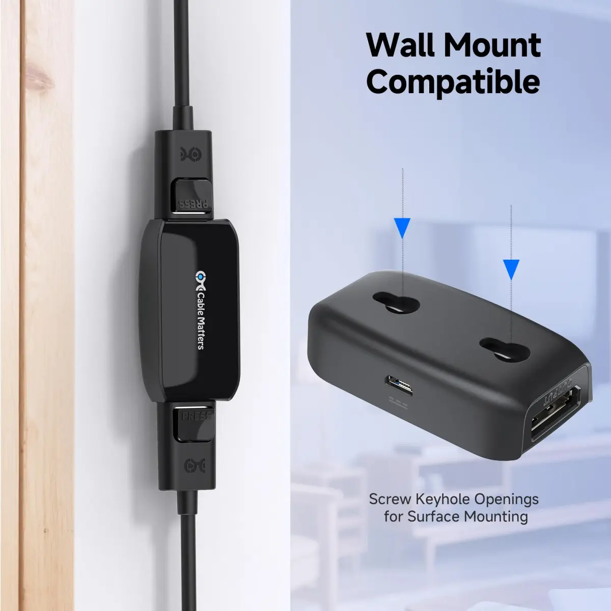 Cable Matters Active DisplayPort Repeater 4K@240Hz up to 32ft | DP 1.4 Signal Booster for VR Headset/Gaming Monitor - view 7