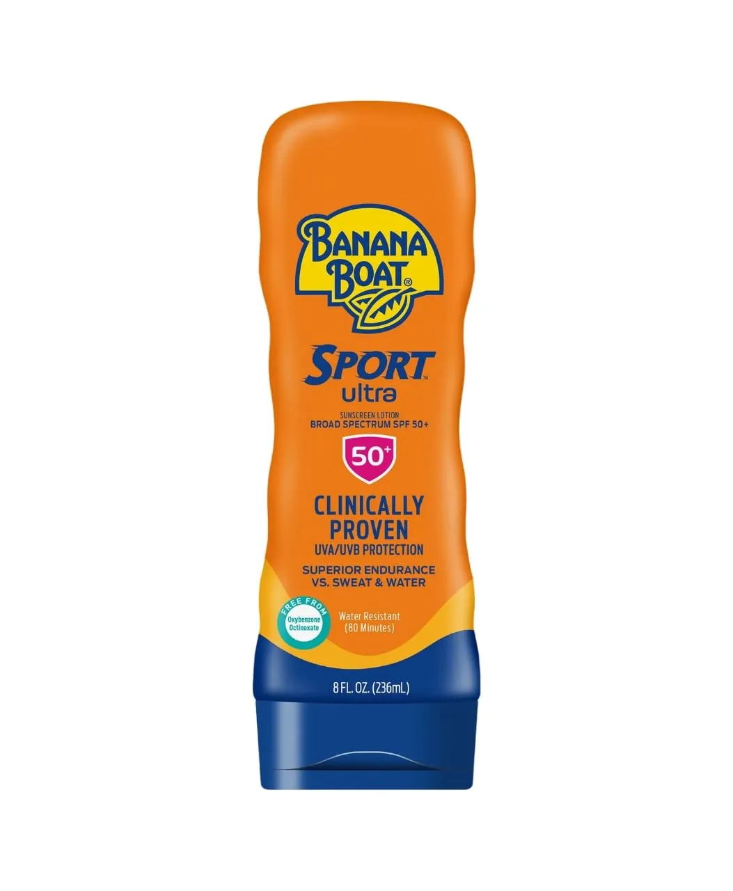 Banana Boat Ultra Sport SPF 30 Sunscreen Lotion with Broad Spectrum UVA/UVB Protection, 5.5 oz (156 g) | High-Performance Sunscreen for Active Use - main product image