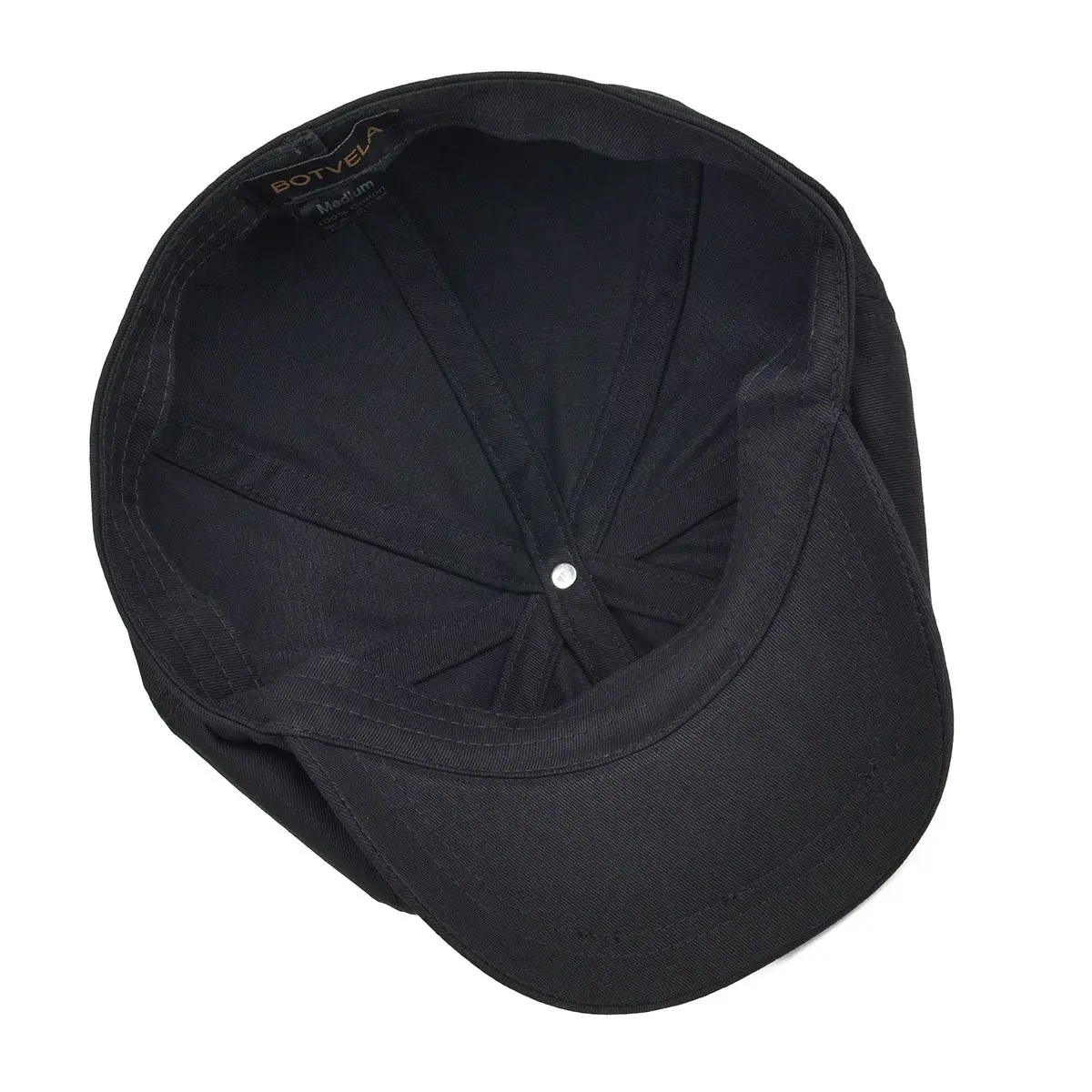 BOTVELA Men's Newsboy Flat Cap 100% Cotton | Vintage Style & Comfort in Warm Climates - view 6