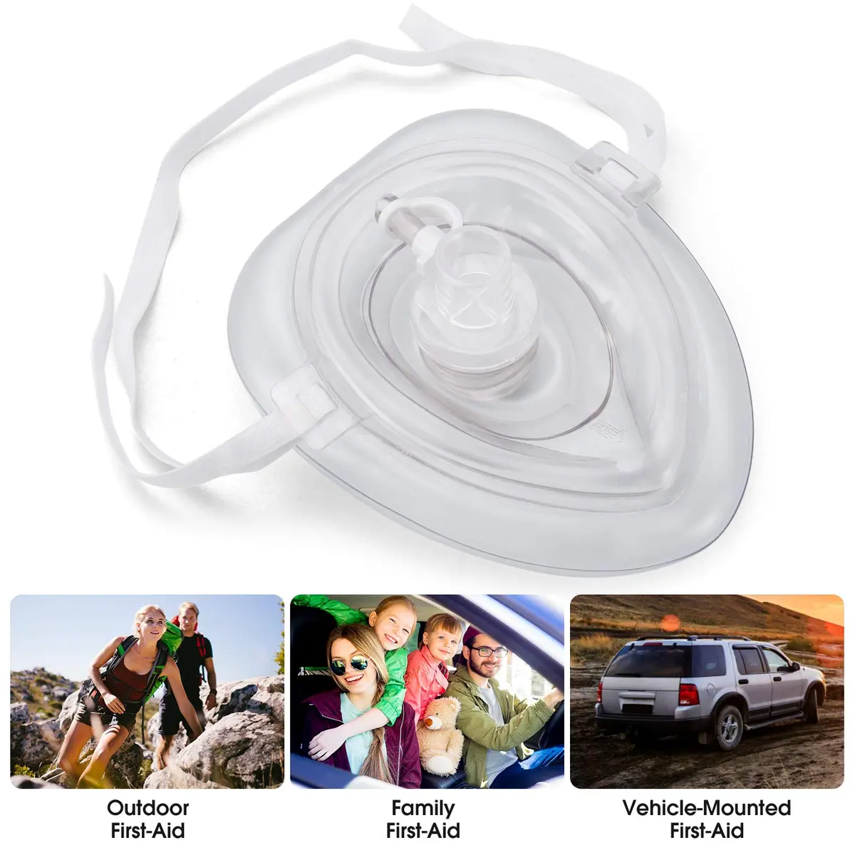 Medarchitect AED First Response Kit with CPR Mask, Gloves, Razor, Scissors, and Wipes | Essential for Emergency Preparedness - view 4