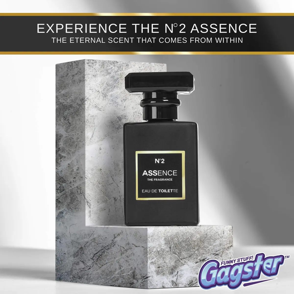 Gagster Prank Perfume Fart Spray Extra Strong | Liquid Fake Odor in Realistic Bottle for Pranks & Gags (ワンサイズ, Black) - view 6
