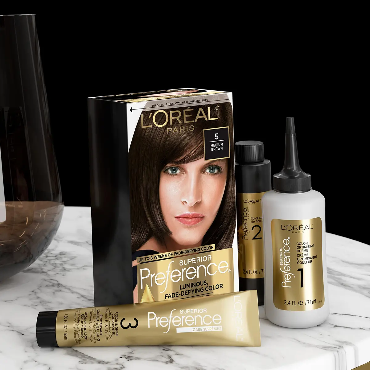 L'Oreal Paris Superior Preference Permanent Hair Color LB02 Extra Light Natural Blonde Pack of 2 | Fade-Defying Shine - view 7