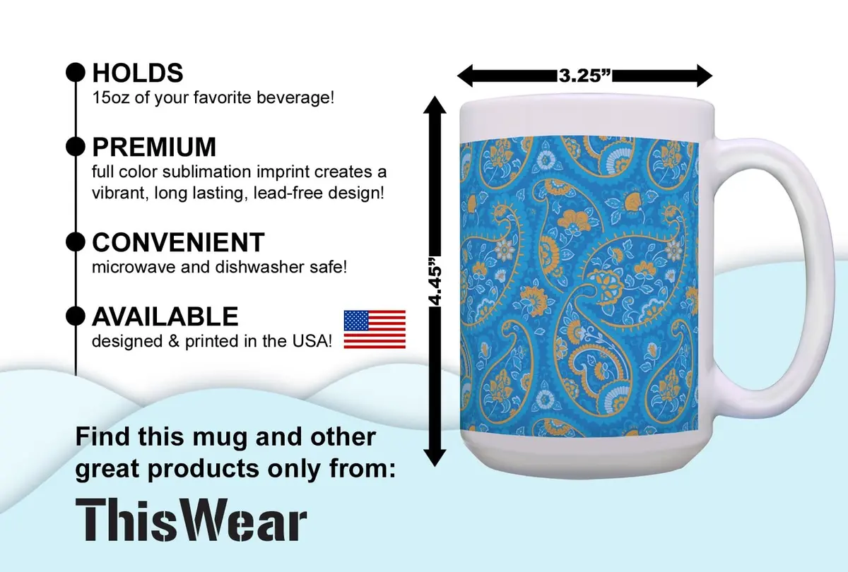 ThisWear Making America Great Since 1926 15oz Coffee Mug | Classic Ceramic Drinkware - view 8