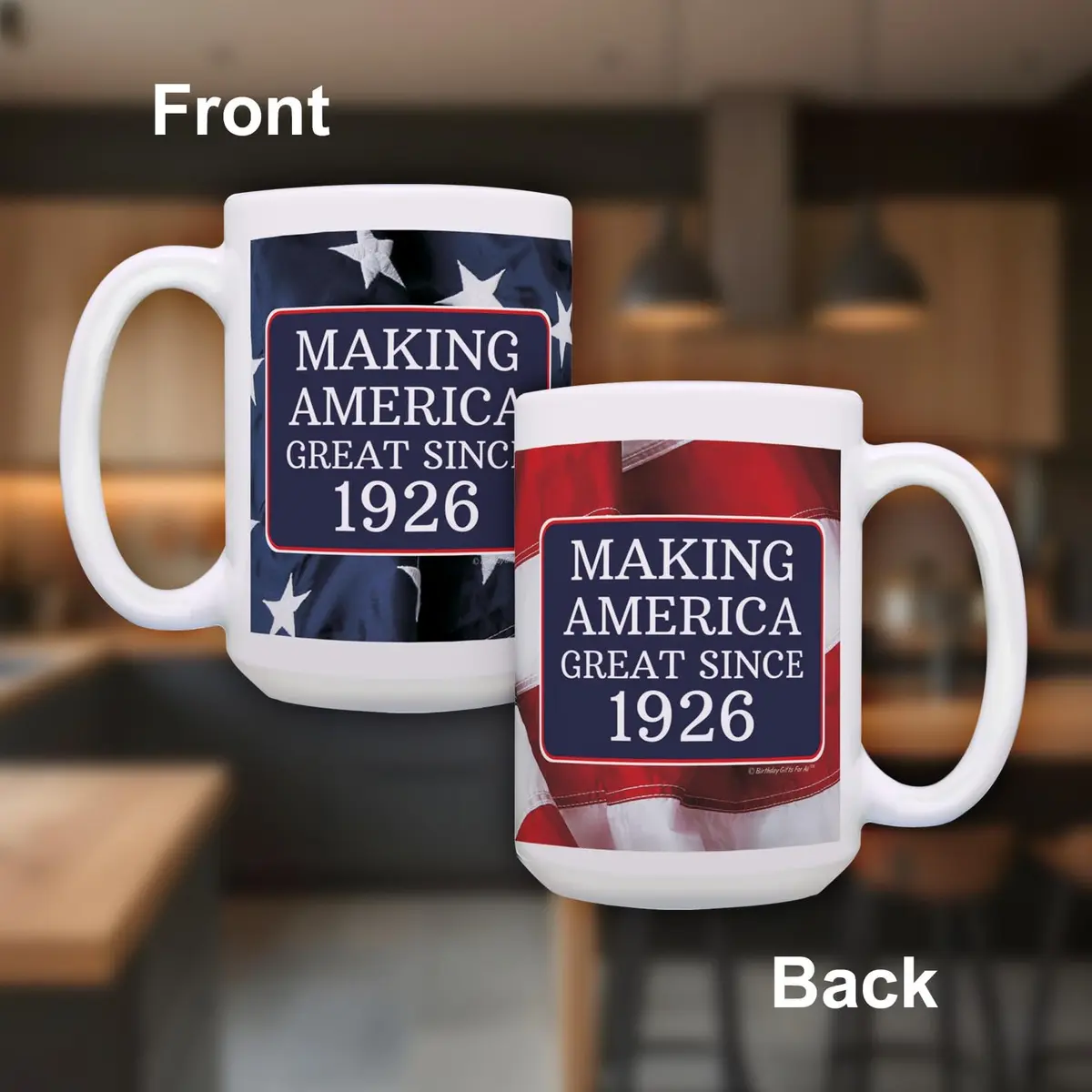 ThisWear Making America Great Since 1926 15oz Coffee Mug | Classic Ceramic Drinkware - view 2