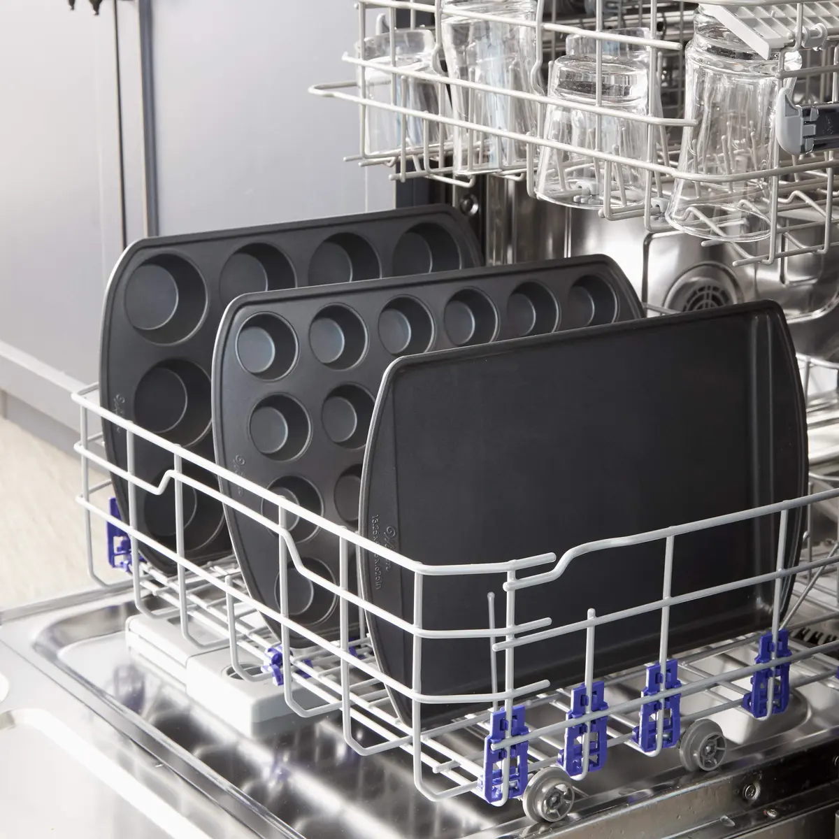Wilton Mini Muffin Pans 24-Cup Set of 2 | Non-Stick Steel Bakeware for Perfect Bites - view 3
