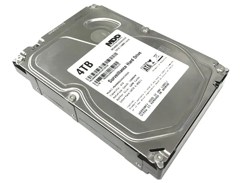 MDD MAXDIGITALDATA 4TB Internal Surveillance CCTV DVR Hard Drive | 5900RPM SATA 6.0Gb/s 3.5-inch - main product image