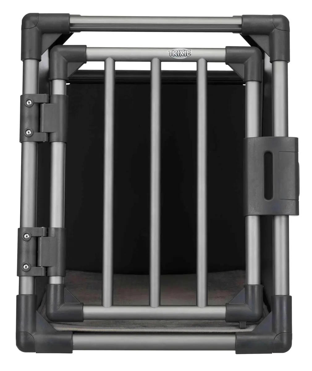 TRIXIE Aluminium Transport Box 48 x 56 x 61 cm | Safe, Stable & Quiet Pet Carrier - view 2