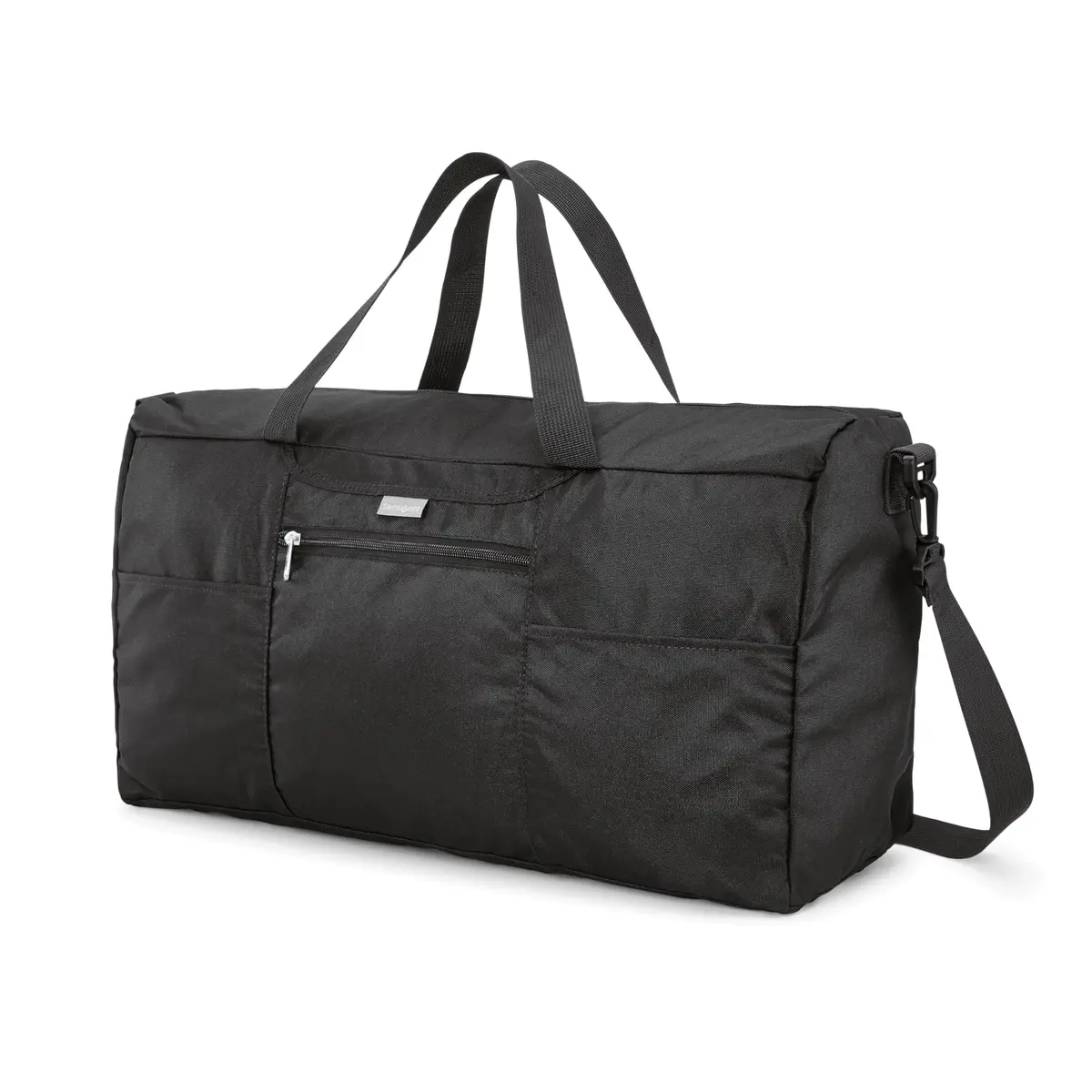 Samsonite Foldaway Packable Duffel Bag, Black, Medium | Compact Travel Duffel with 34L Capacity - main product image