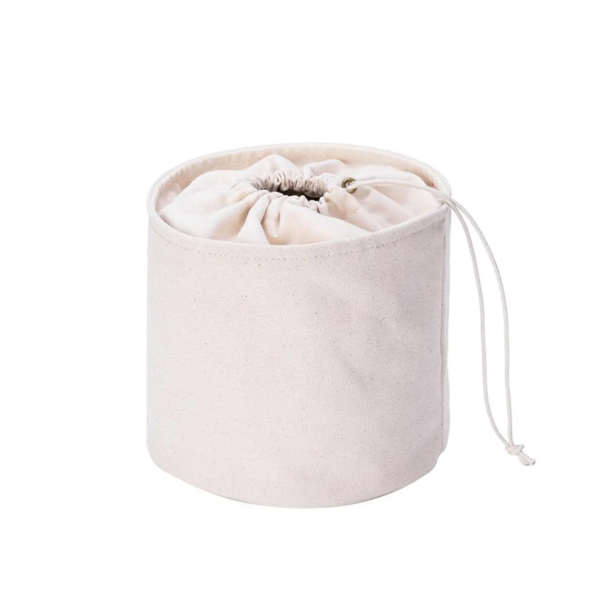 YONBEN Tall Purse Organizer Insert Beige | Spacious Canvas Round Handbag Storage (20cm x 19cm) - view 5