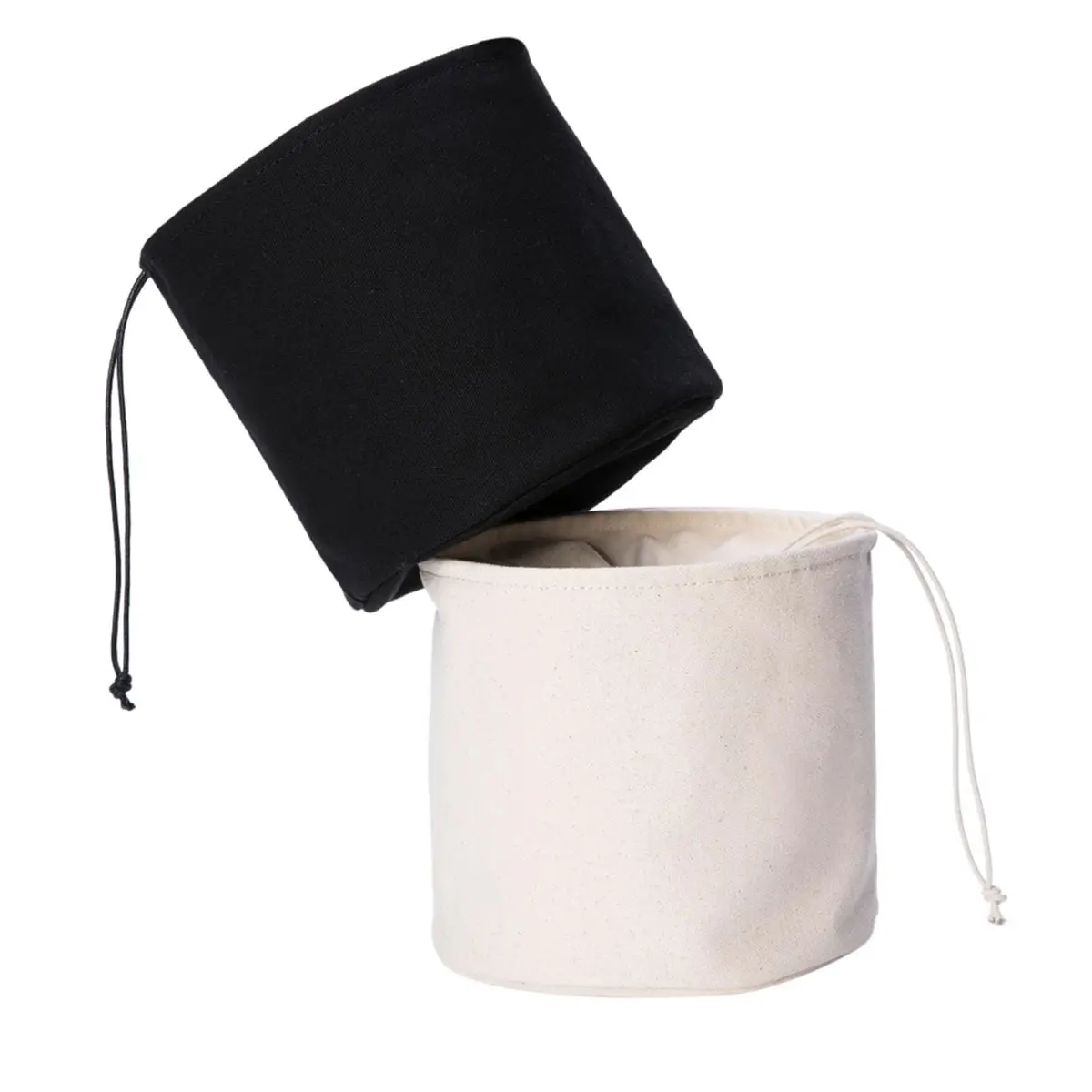 YONBEN Tall Purse Organizer Insert Beige | Spacious Canvas Round Handbag Storage (20cm x 19cm) - view 8