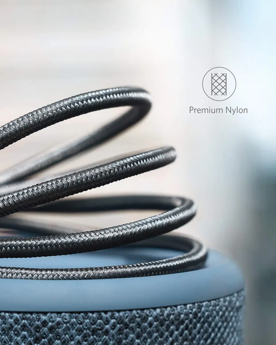 Anker USB A to USB C Cable 6 ft Black | Durable Nylon Sync & Charge Cable - view 6