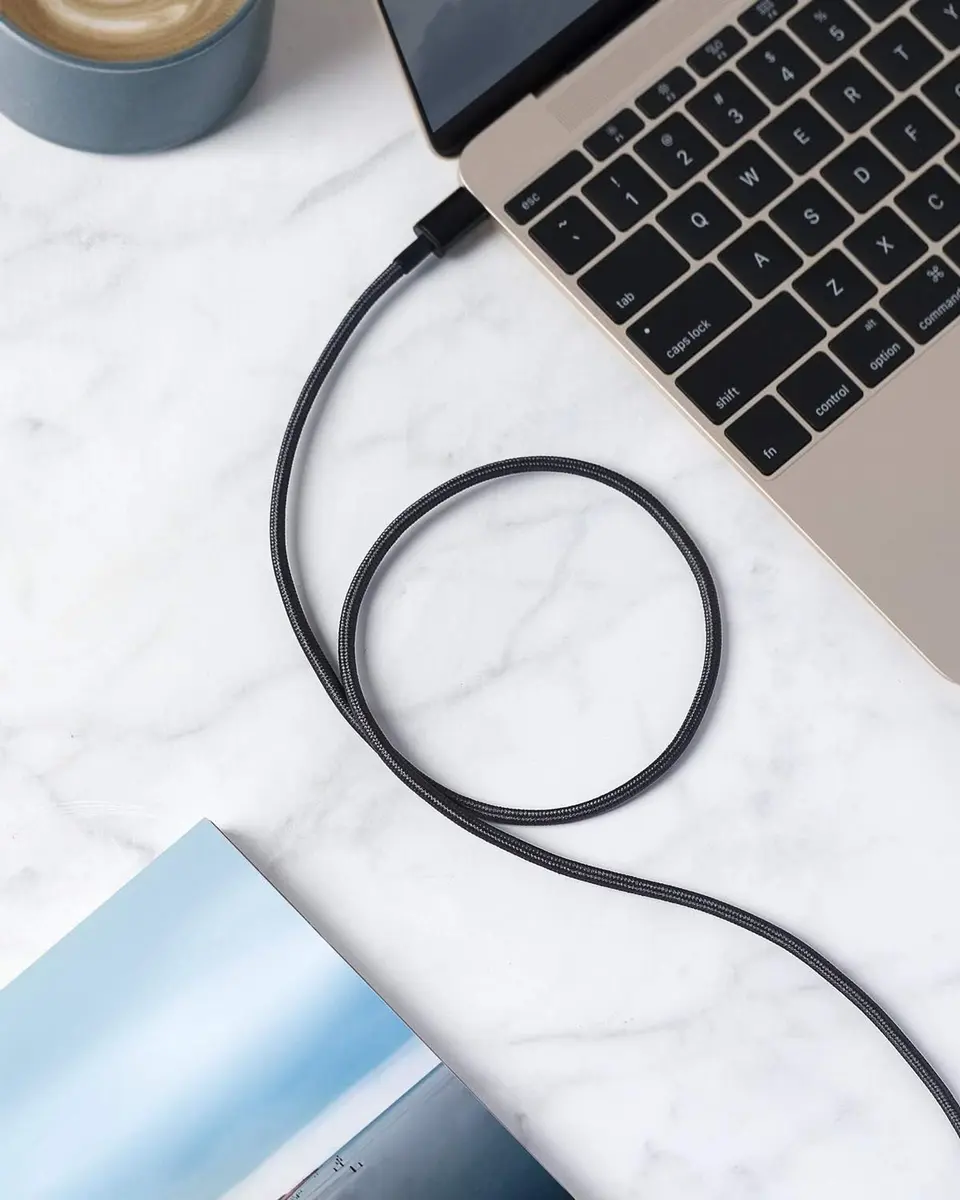 Anker USB A to USB C Cable 6 ft Black | Durable Nylon Sync & Charge Cable - view 7