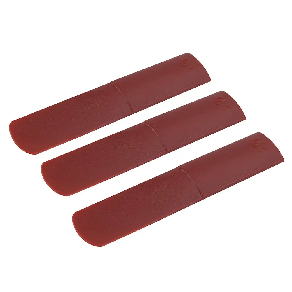 Tbest Red 3pcs Alto Saxophone Reeds Strength 2.5 | Resin Construction for Beginners - view 6