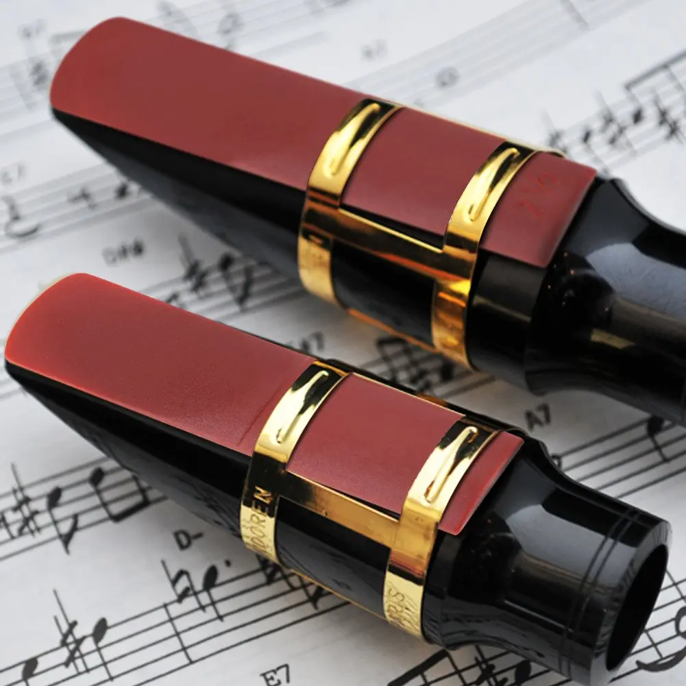 Tbest Red 3pcs Alto Saxophone Reeds Strength 2.5 | Resin Construction for Beginners - view 3