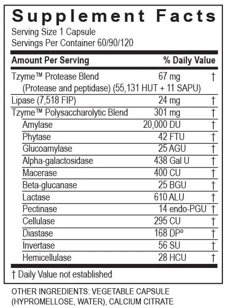 TRANSFORMATION Enzyme Digest Wellness Capsules 60 Count | Supports Digestive & Immune Health - view 8