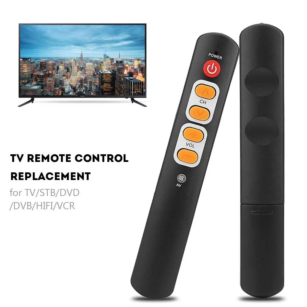 Zerone Learning Remote Control with Big Buttons 6 Keys | Universal TV & Audio Controller for Old & Children - view 6