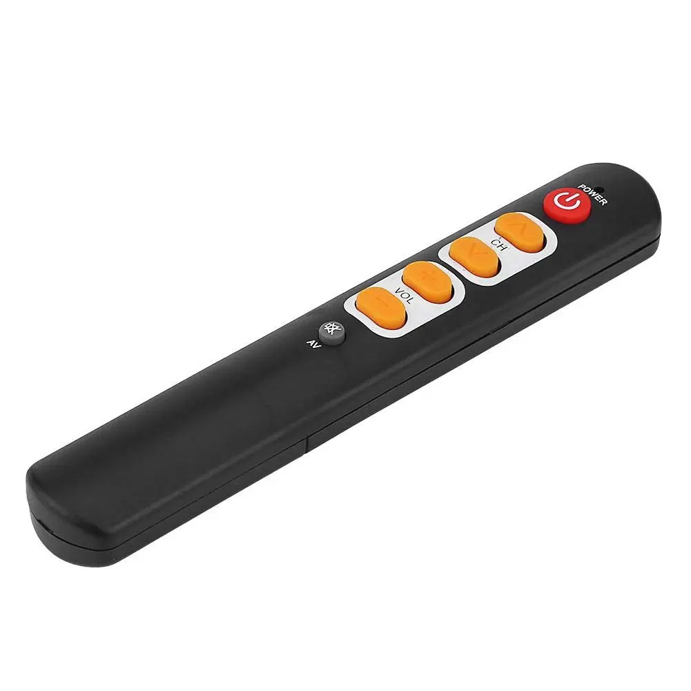Zerone Learning Remote Control with Big Buttons 6 Keys | Universal TV & Audio Controller for Old & Children - view 2